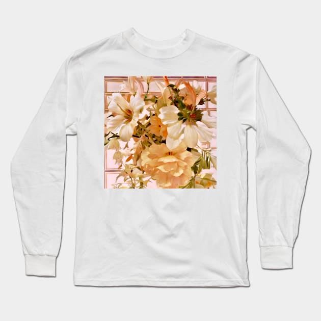 Autumn Colored Floral Long Sleeve T-Shirt by DANAROPER